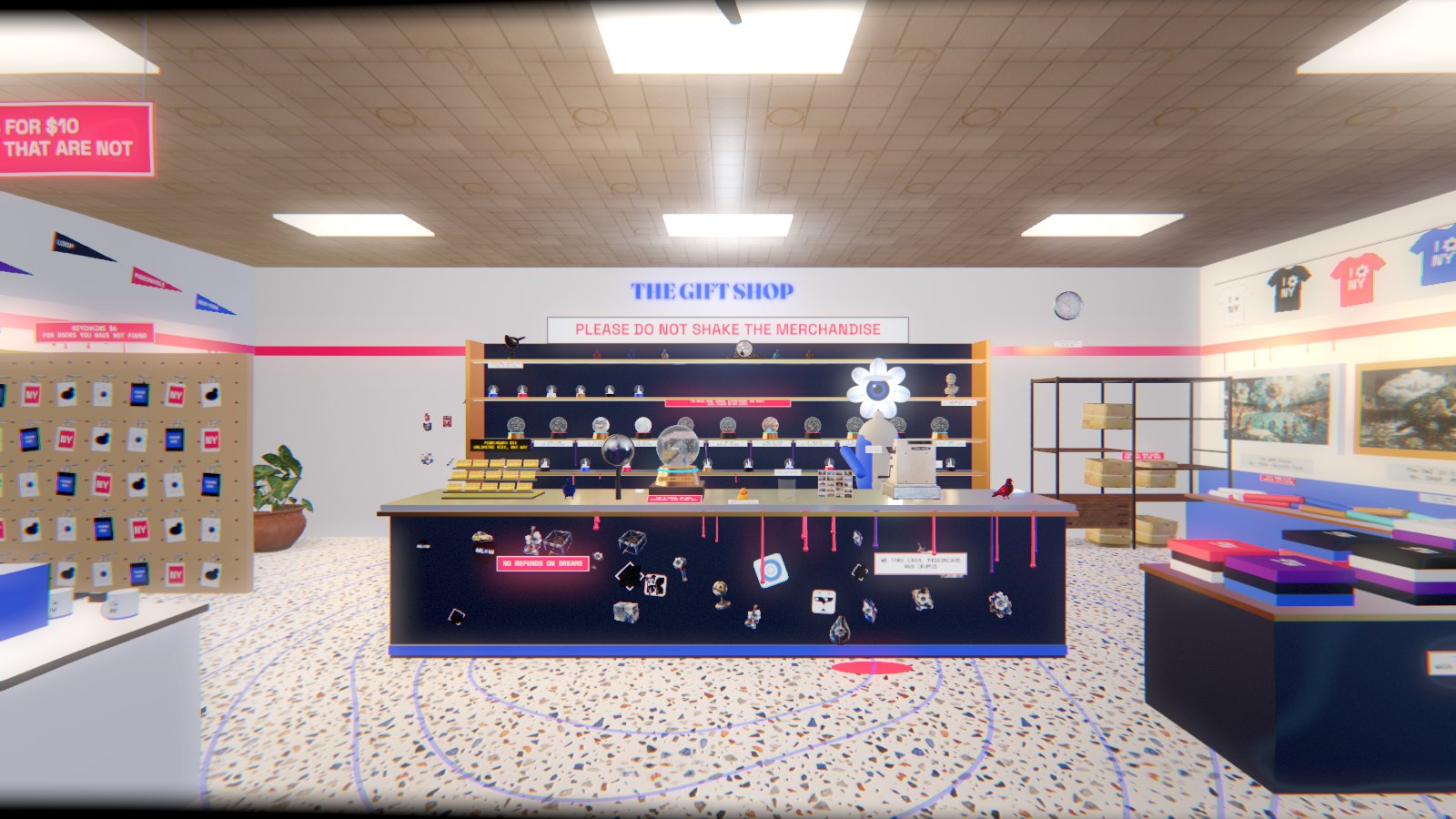 The Gift Shop: every snow globe is a room of the show, THE PIGEONHOLE by MLow