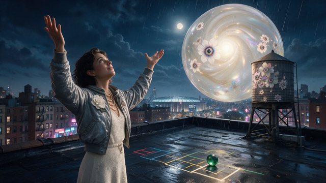 Spaced Out Throws the Moon