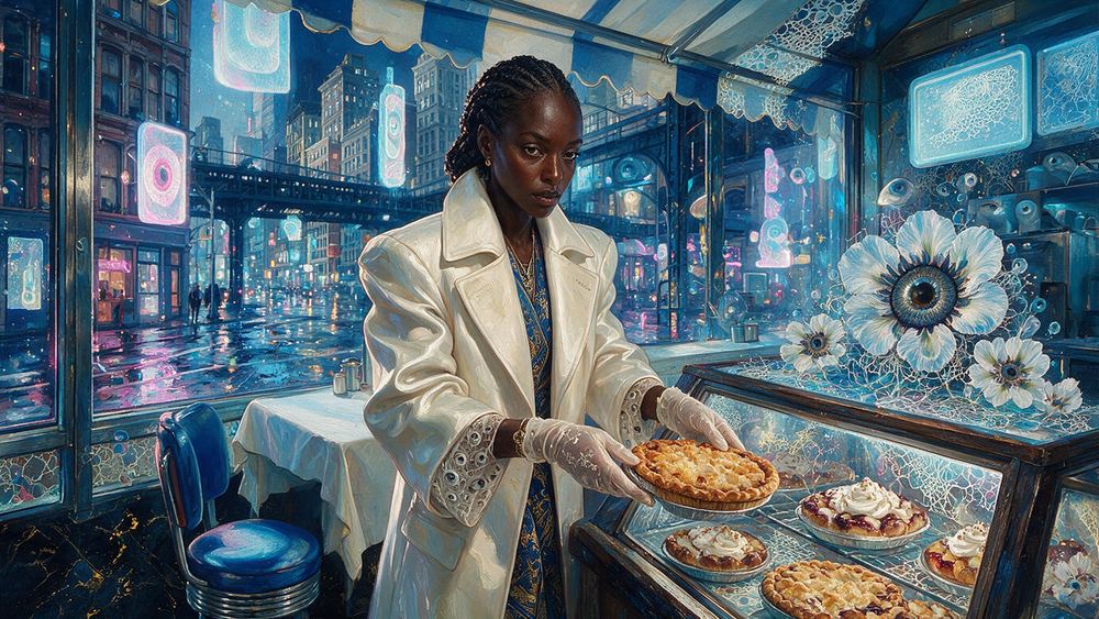 Aissatou Sy, a woman who makes the egg creams and lets nobody else try