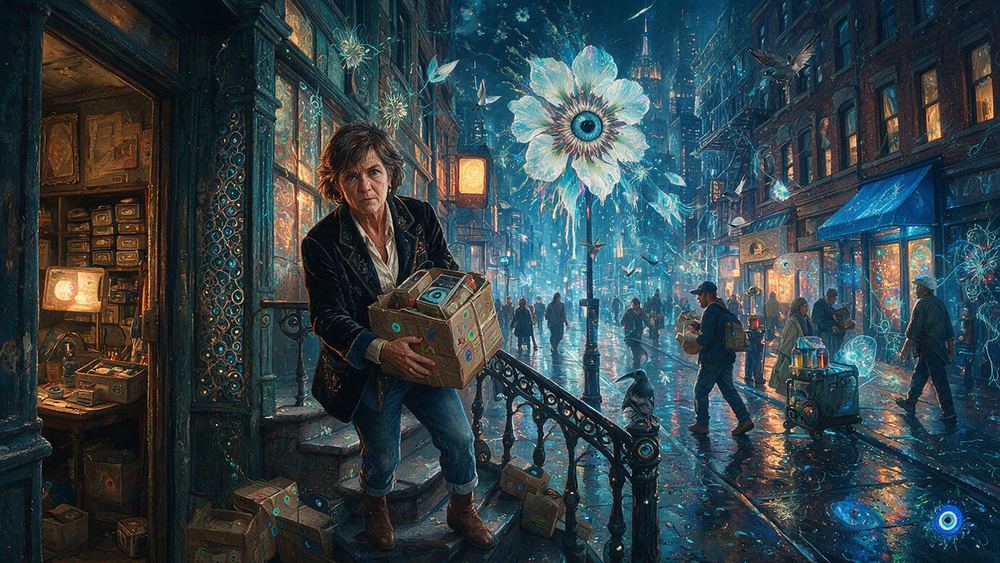 Eileen Halloran, a graffiti documentarian with thirty thousand slides