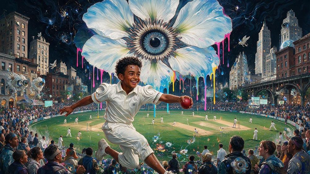 The Cricket Match in Van Cortlandt