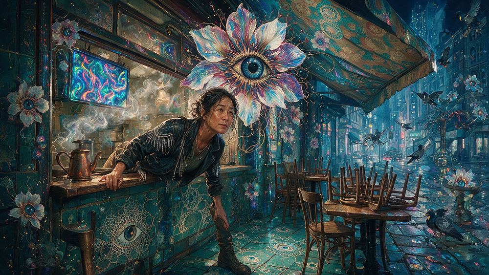 Wei-Lin Kobayashi, a woman leaning through an all night Cuban takeaway window