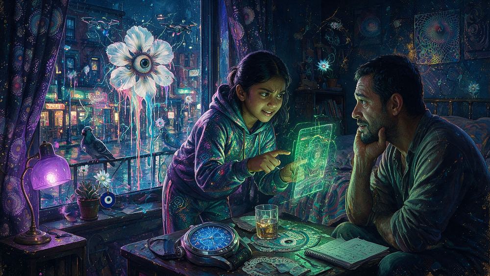 Meera Krishnamurthy, a kid who is the family's tech support and translator