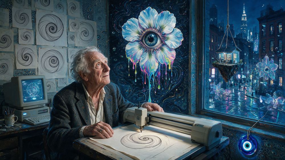 The Man Who Was in the Room When Computer Art Began, for Hans Dehlinger