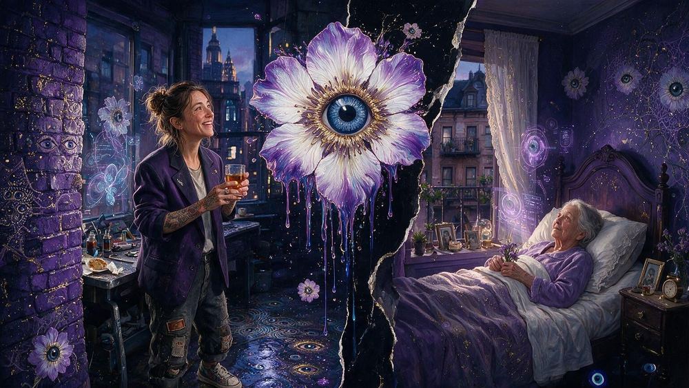 The Woman Who Is In Two Places