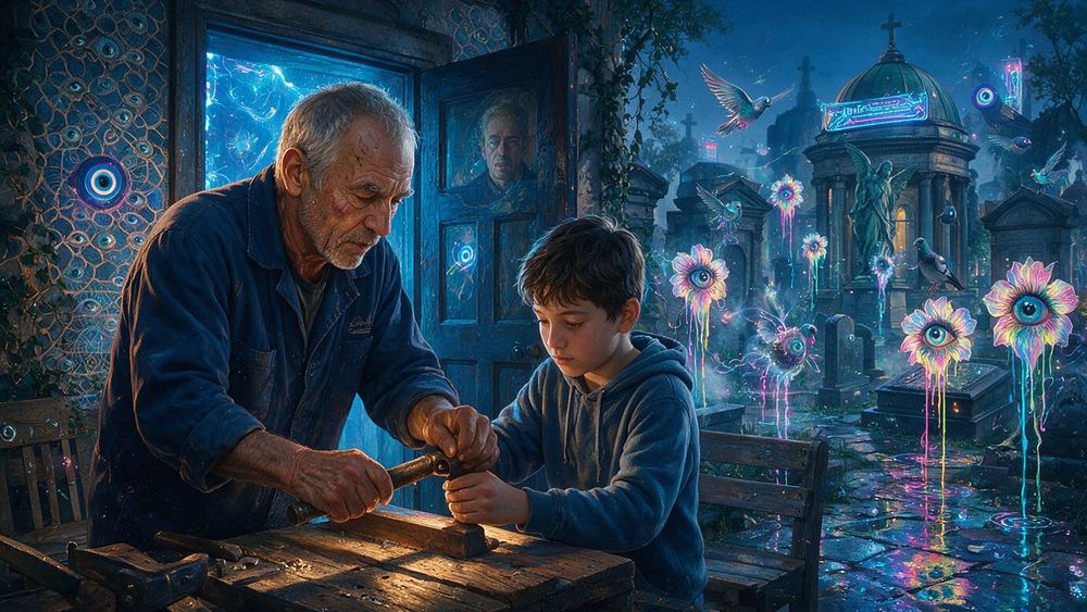 The Man Teaching a Trade to Somebody Else's Kid