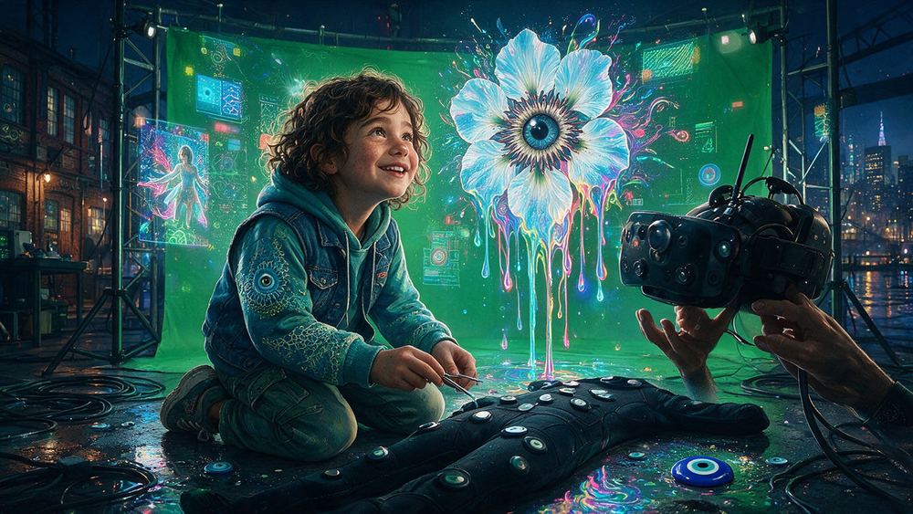 Soledad Marchena, a child who met a virtual character at a fair and asked where she lives