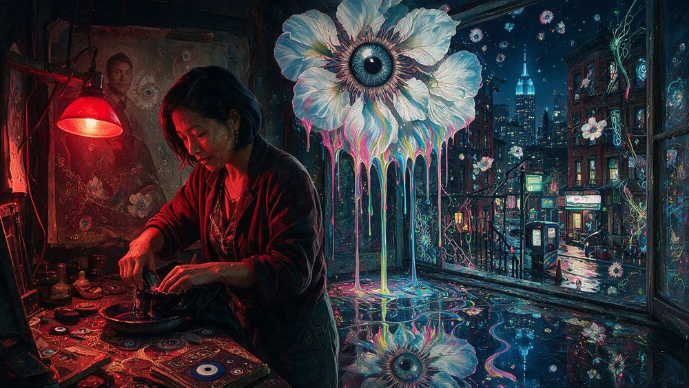 Ilagan Bhutia, a woman who photographs the abandoned rooms of the city
