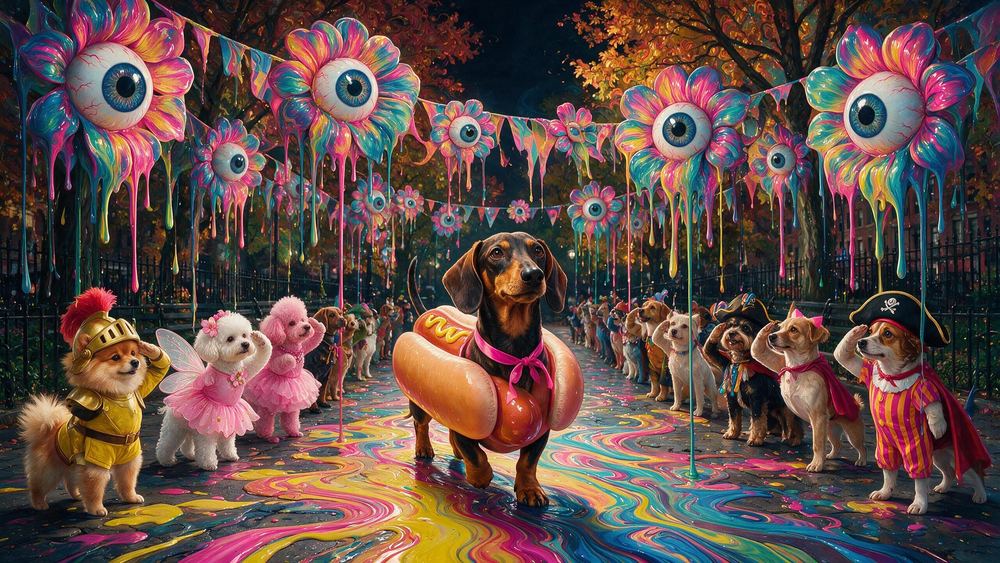 The Halloween Dachshund