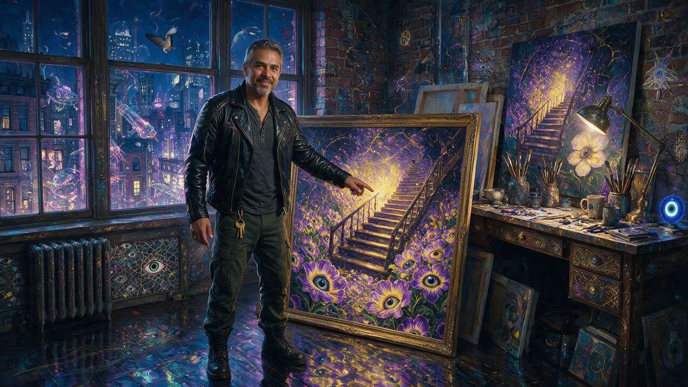 The Man Who Builds a Stairway Into the Abstraction, for WGMeets