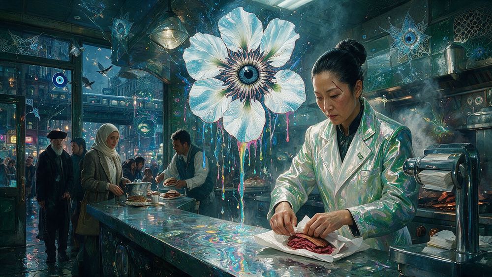 Wei-Lin Chow, a woman who wraps everything in white paper and folds it the same way every time