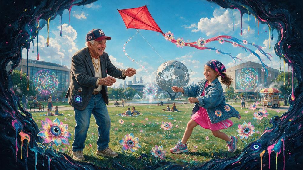 The Kite Over the Meadow