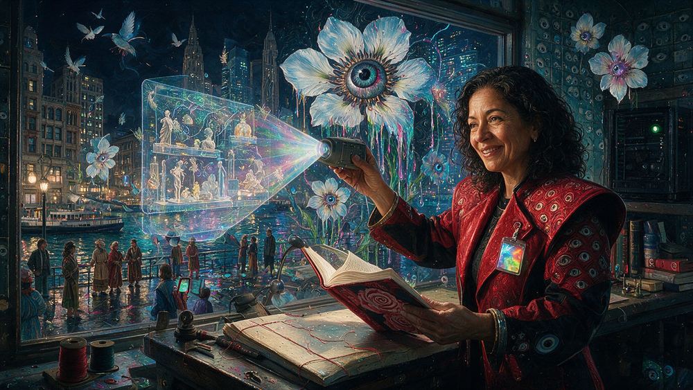 Damaris Nunez-Paz, a woman who runs a museum with no walls