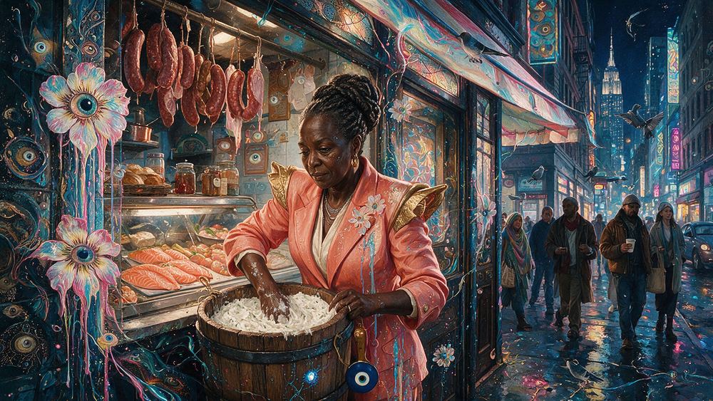 Aminata Adeyemi, a woman who makes the whitefish salad by feel and never measures