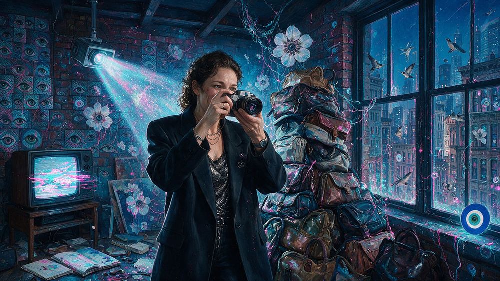 Oksana Bogdanov, a woman who keeps her contemporaneous notes in the description of every piece