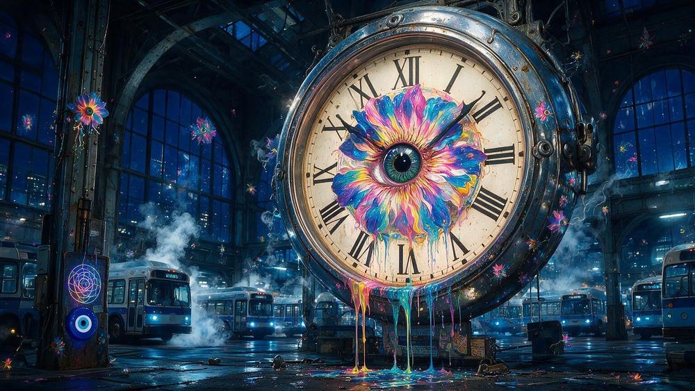 The Bus Depot Clock