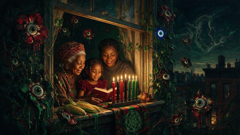 The Kwanzaa Kinara