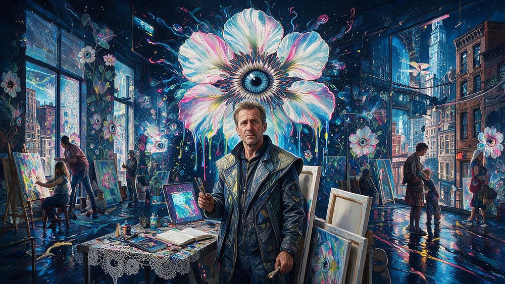 Dragan Zielinski, a framer in Chelsea who has started framing screens
