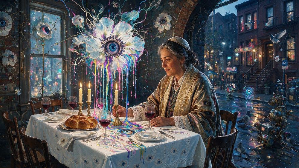 The Shabbat Table That Sets Itself