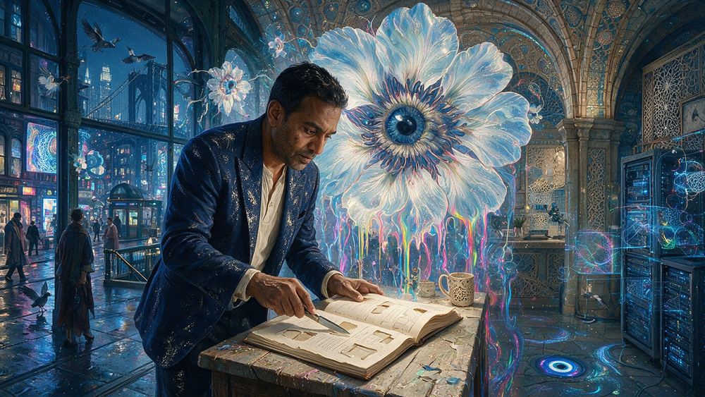 Asif Subramanian, a curator who strips the sales history out of the catalogue so the work is judged flat