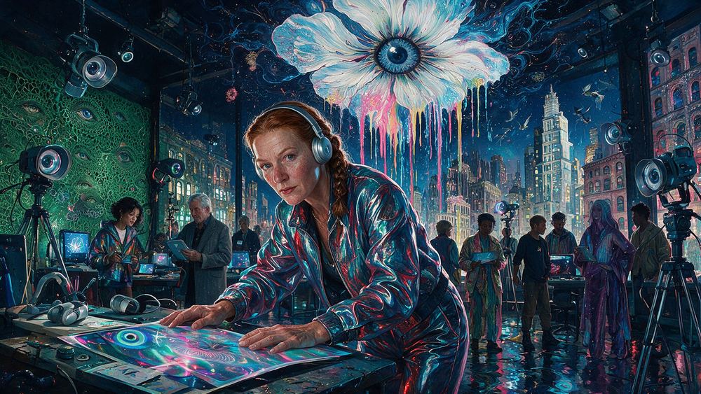 Danuta Adamczyk, a woman who prints her 3D work as lenticular sheets