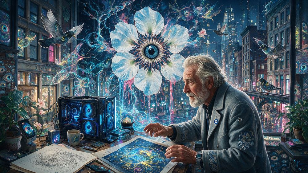 Piotr Kowalczyk, an eighty four year old who was in the room when computer art began