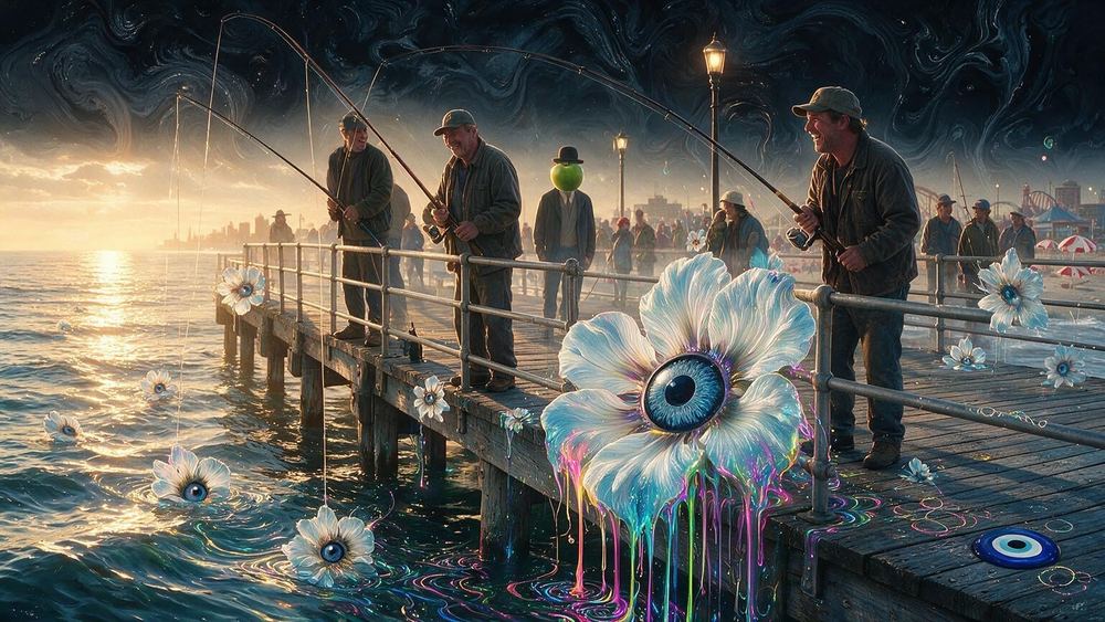 The Fishing Line at the Pier
