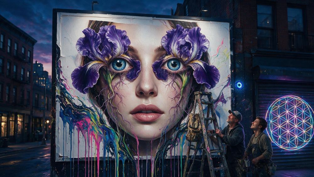 The Iris Billboard