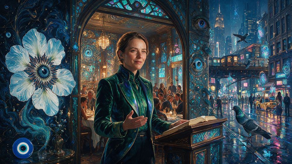 The Woman Who Holds the Door at the Room of the Year