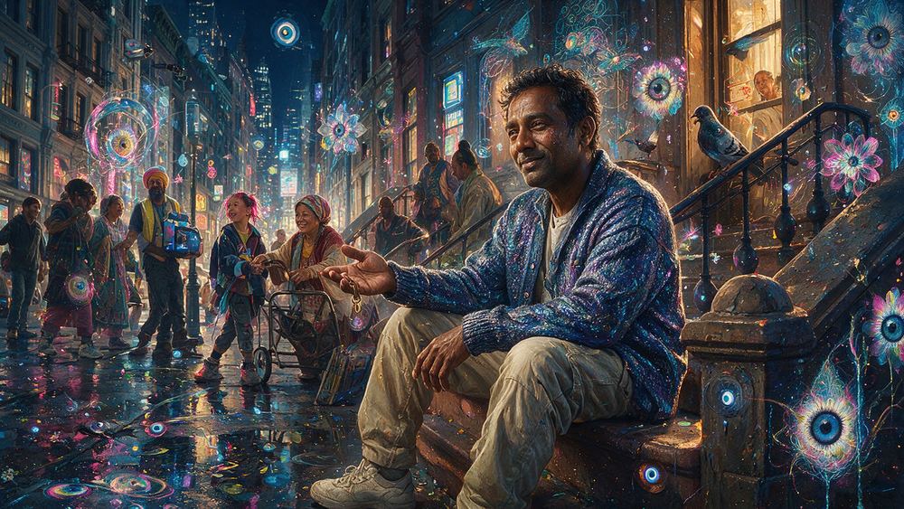 Rajesh Narayanan, a man who has run the same route since 1979
