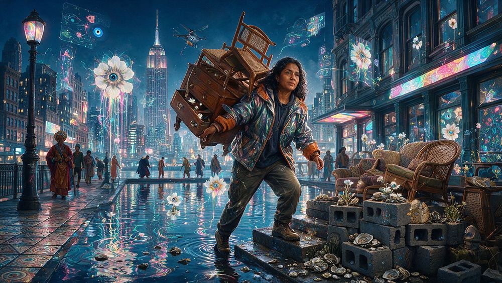 Rukhsana Siddiqui, an oysterman restoring a reef in the harbour