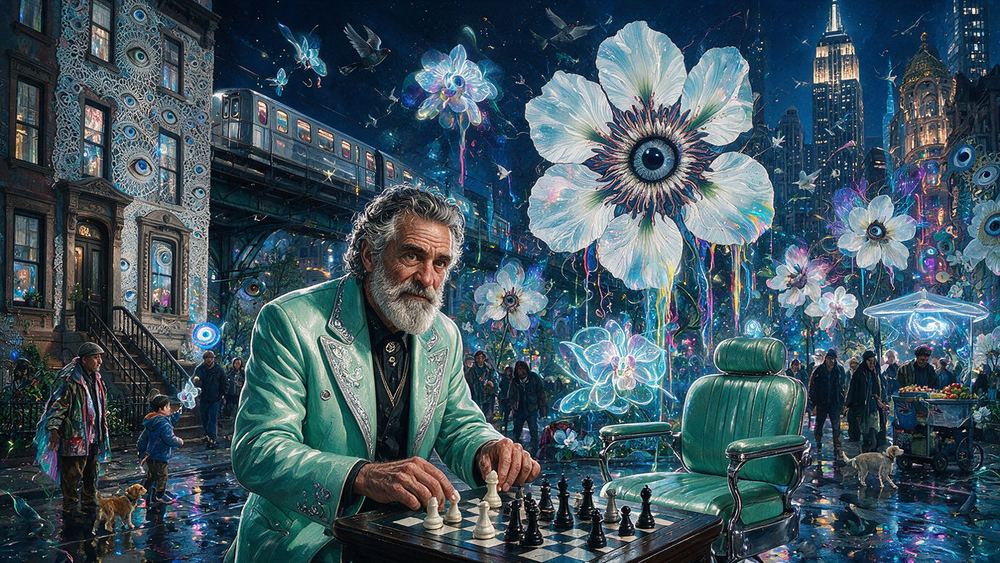Yosef Silverstein, a barber who is the block's only therapist