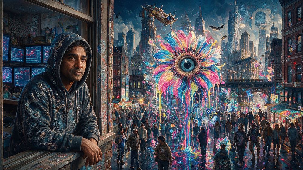 Anand Mahadevan, an artist watching strangers decide what a year of work is worth