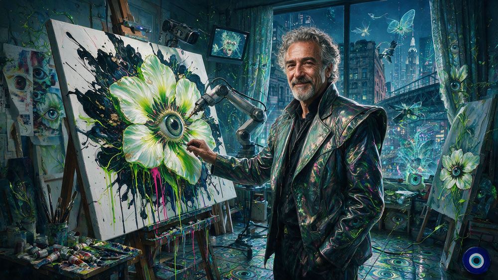 The Man Whose Robots Paint and Keep Their Mistakes, for Pindar Van Arman