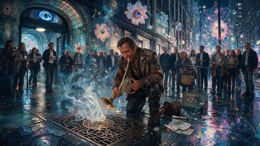 The Subway Grate Wind Organ