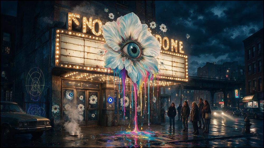 The Cinema Marquee Relit