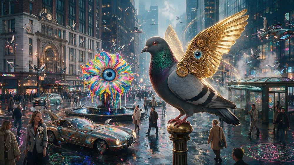 The Pigeon with the Gold Wing