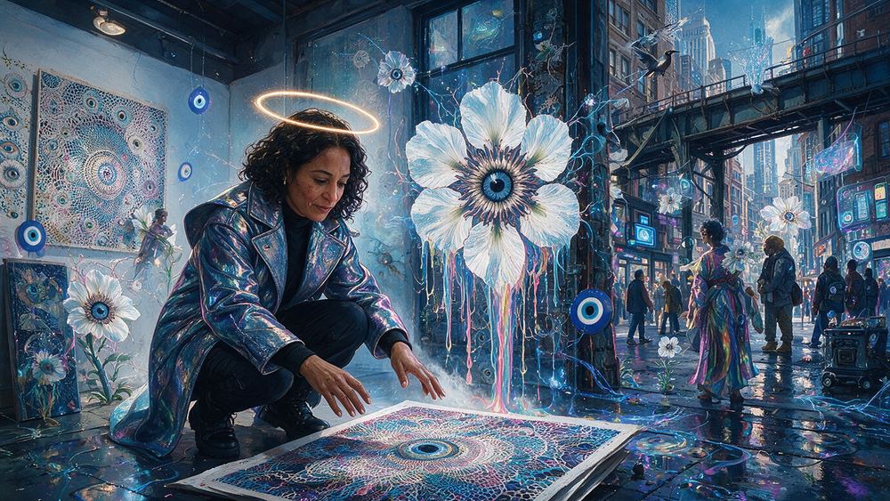 Damaris Nunez-Paz, a gallerist who does not understand it and is trying