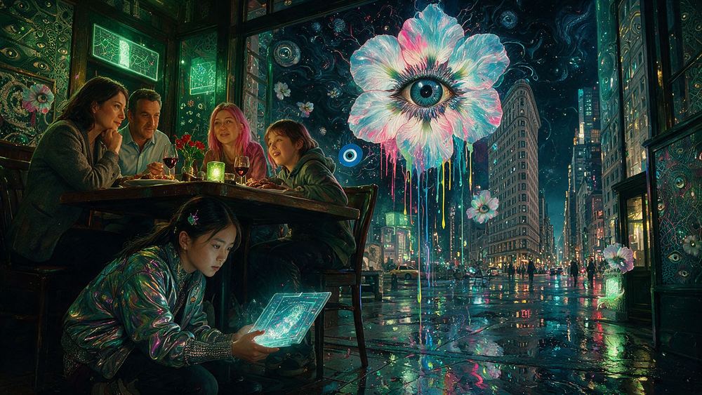 Eun-ji Tran-Wu, a seventeen year old trading under a lunch table