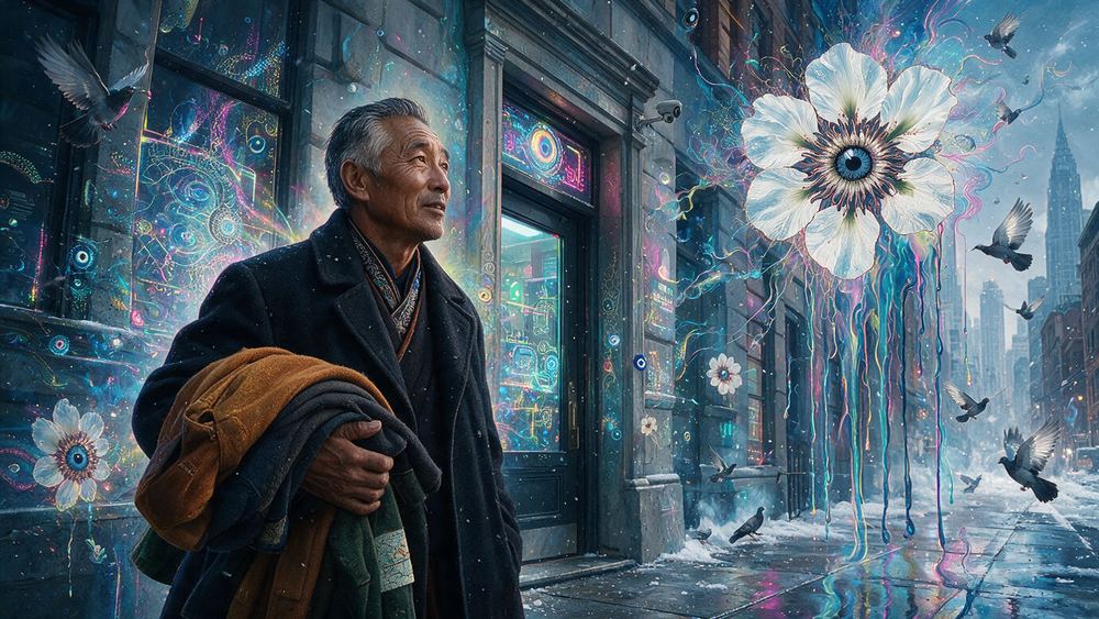 The Man Who Waits Outside With Everyone's Coats