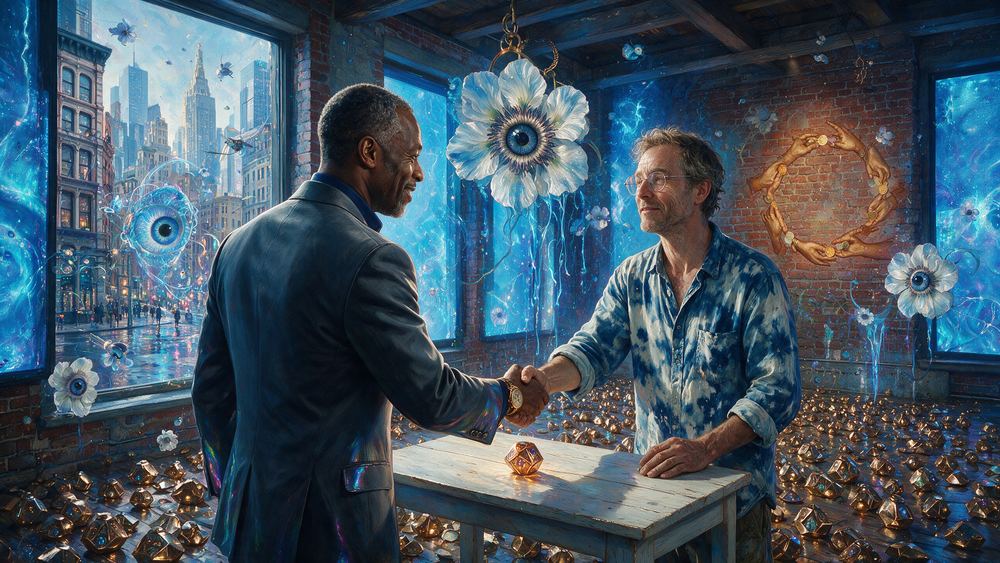 The Man Who Buys Direct From the Artist Across a Bare Table, for Ryan Zurrer