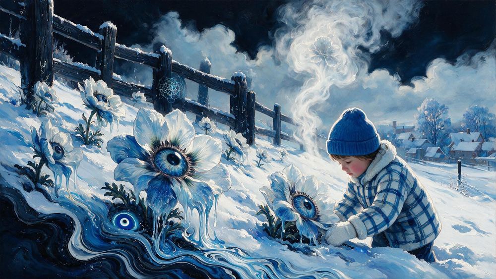 The Eye Flower Winter