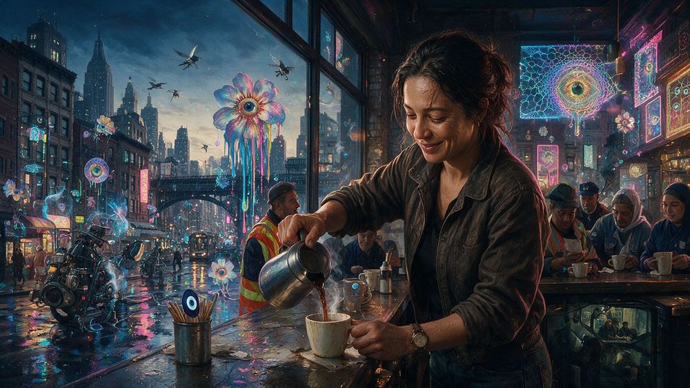 The Woman Who Serves the Night Shift Their Breakfast