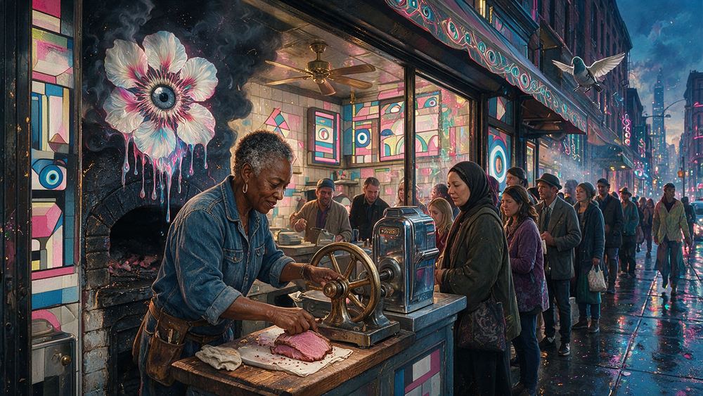 Marcia Toussaint, a slicer mechanic who keeps the hundred year old machines running