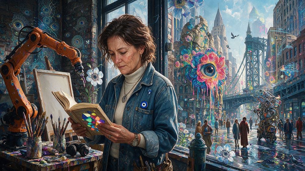Siobhan Pettigrew, an artist who speaks in words and gets answered in images