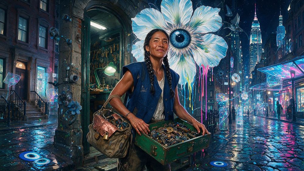 Cristeta Gyaltsen, a locksmith who can open anything and refuses most of it