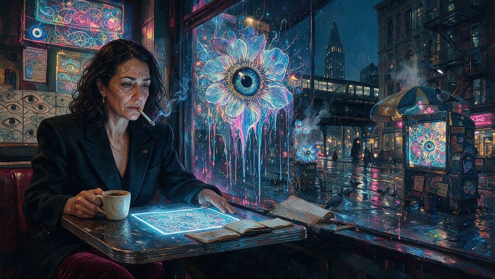 Yolanda Zambrano, a person who watches the chart to avoid thinking about something else