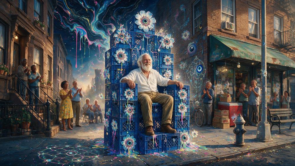 The Milk Crate Throne