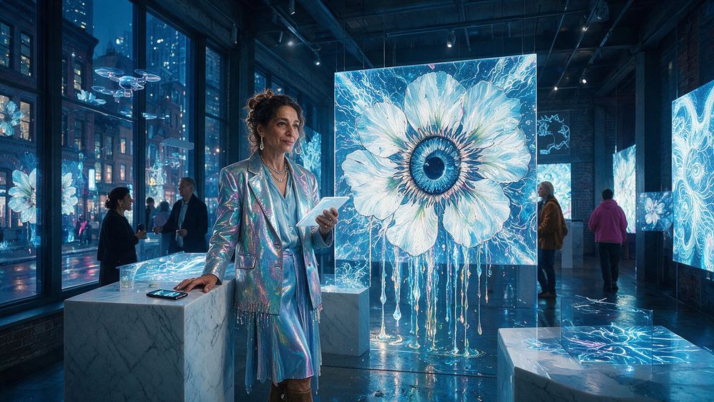 Yasmin Osmani, a collector who spends a fixed share of every sale on other artists