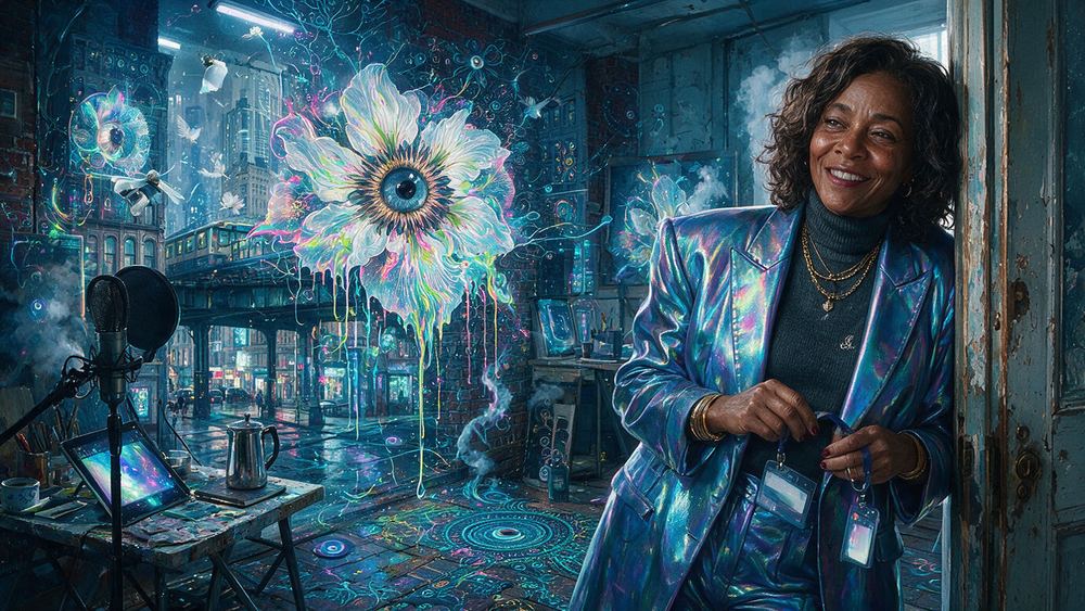 Yvonne Baptiste, a collector who came to listen and ended up on the microphone